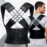 Spine Alignment Anti Hunchback Brace Adjustable Posture Corrector Back Neck Pain Relief Upper Back Support Comfortable Ergonomic Design for Office Work Computer Desk Study Posture Trainer