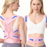Women's Posture Corrector Back Brace, 1 Count Adjustable Full Back Posture Strap Support for Shoulder Stretch and Spine Alignment, Upper and Lower Back Pressure Relief, Posture Correction, Waist Trimmer Belt Back Posture Corrector