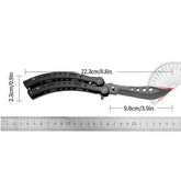 Butterfly Knife Advanced Trainer, 5th Gen, Custom made(Black)