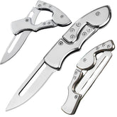 Mini Stainless Folding Survival Knife