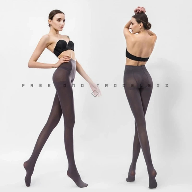 120D Sexy Women's Stocking High Hosiery Tights Pantyhose Sexy Nylon Spandex Lady Transparent Thin Female Velvet Stocking