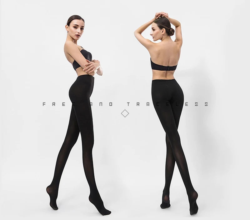 120D Sexy Women's Stocking High Hosiery Tights Pantyhose Sexy Nylon Spandex Lady Transparent Thin Female Velvet Stocking