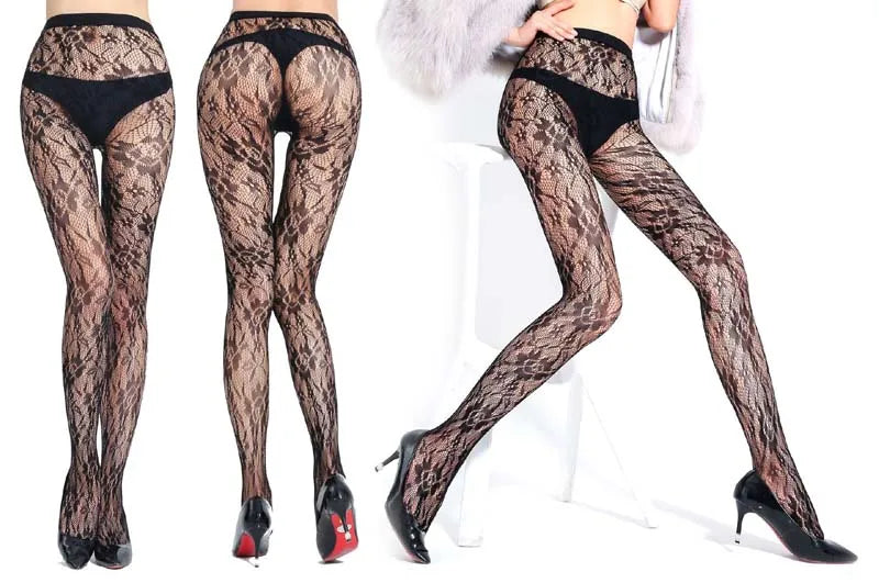 1Pcs Fashion Womens Lady Girls Black Sexy Fishnet Pattern Jacquard Stockings Pantyhose Tights skull Woman nightlife tights S09