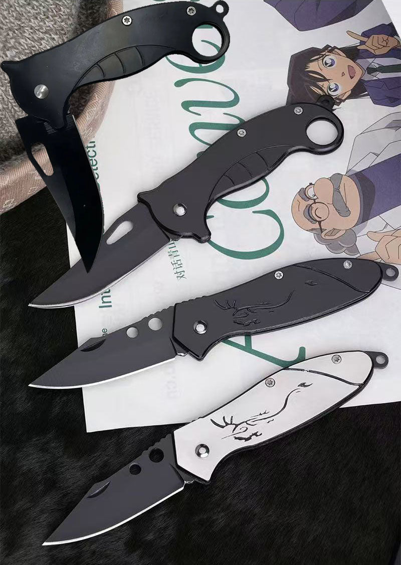 Camping EDC: Slim Liner Lock Stainless Steel Knife