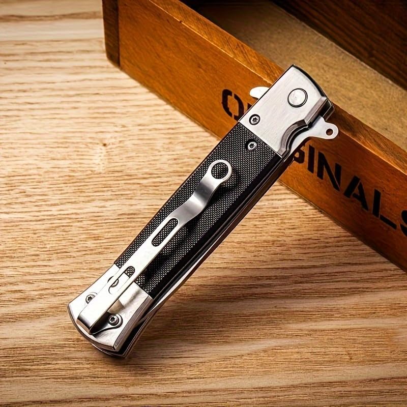 One-Hand Quick-Open Folding Knife: High Hardness Steel