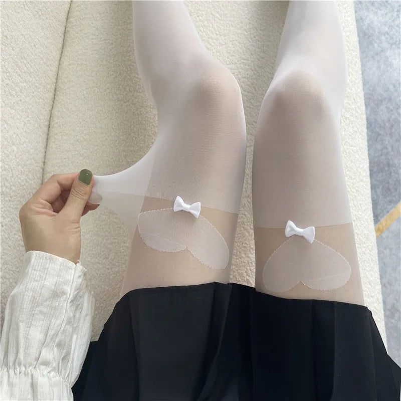 European And American Fashion Ladies Pantyhose Jacquard Color Butterfly Pantyhose Ins Fashion Thin Pantyhose