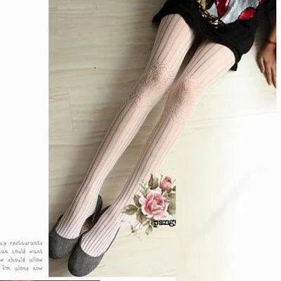 Fashion Womens Lady Girls Black Sexy Fishnet Pattern Jacquard Stockings Pantyhose Tights  Styles Woman 1pcs dww29