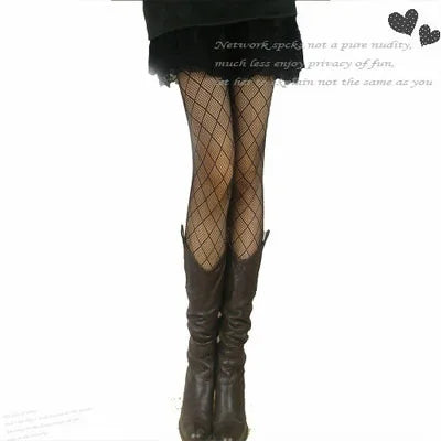 Fashion Womens Lady Girls Black Sexy Fishnet Pattern Jacquard Stockings Pantyhose Tights  skull Woman 1pcs dww41