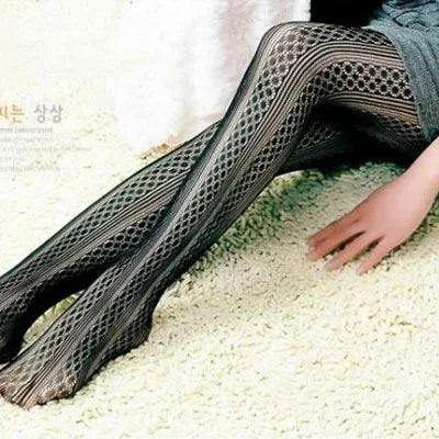 Fashion Womens Lady Girls Black Sexy Fishnet Pattern Jacquard Stockings Pantyhose Tights  skull Woman 1pcs dww41