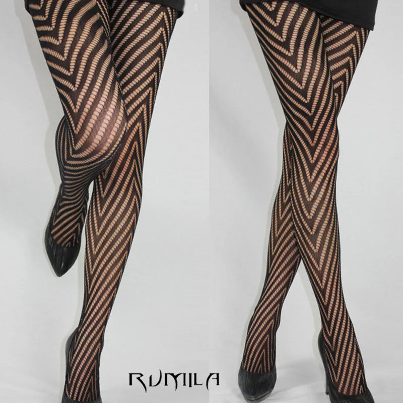 Fashion Womens Lady Girls Black Sexy Fishnet Pattern Jacquard Stockings Pantyhose Tights  skull Woman 1pcs dww41