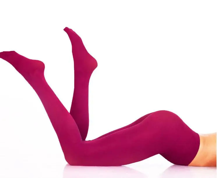 Ladies Girls Fashion Satin velvet  Opaque Tights pantyhose 80 DENIER with back panel gusset