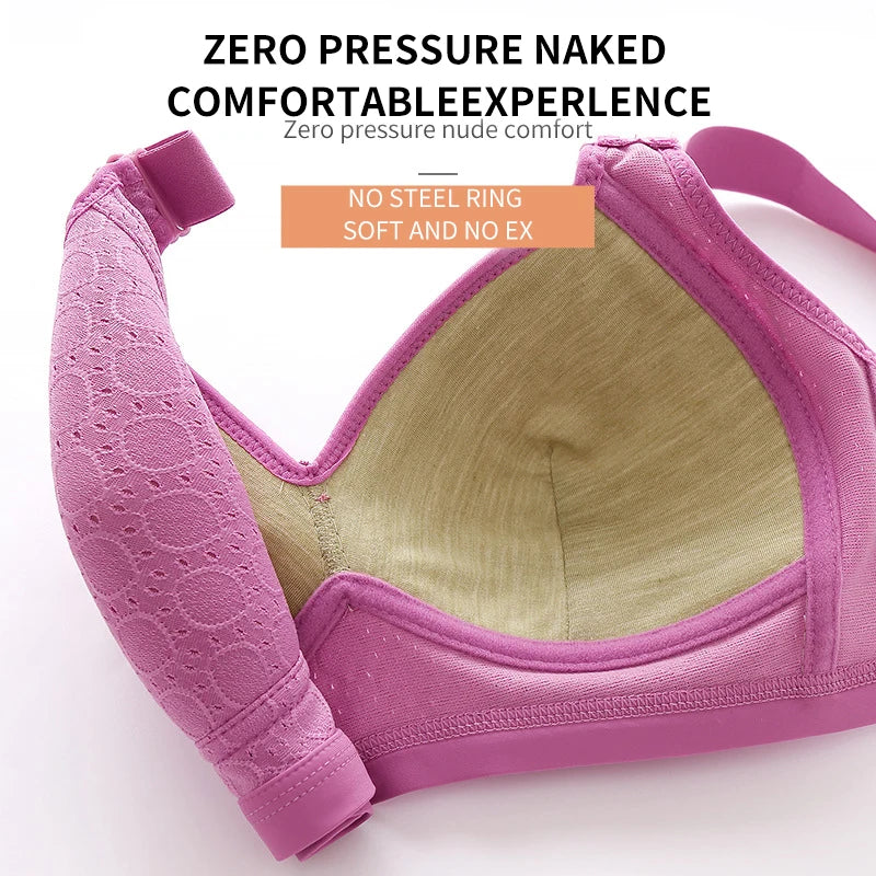 Large Size No Steel Ring Comfortable Women's Bra Sweat-absorbing Top Sexy Thin Mold Cup Soft Bras for Women Brasieres Para Mujer