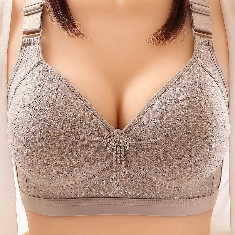 Large Size No Steel Ring Comfortable Women's Bra Sweat-absorbing Top Sexy Thin Mold Cup Soft Bras for Women Brasieres Para Mujer