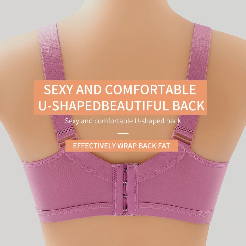 Large Size No Steel Ring Comfortable Women's Bra Sweat-absorbing Top Sexy Thin Mold Cup Soft Bras for Women Brasieres Para Mujer