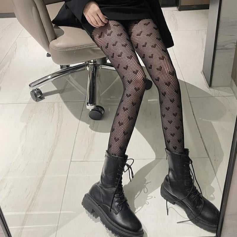 New Women's Sexy Patterned Fishnet Pantyhose Slim Legs Long Mesh Socks Fish Net Nylon Tights Ladies Transparent Body Stockings