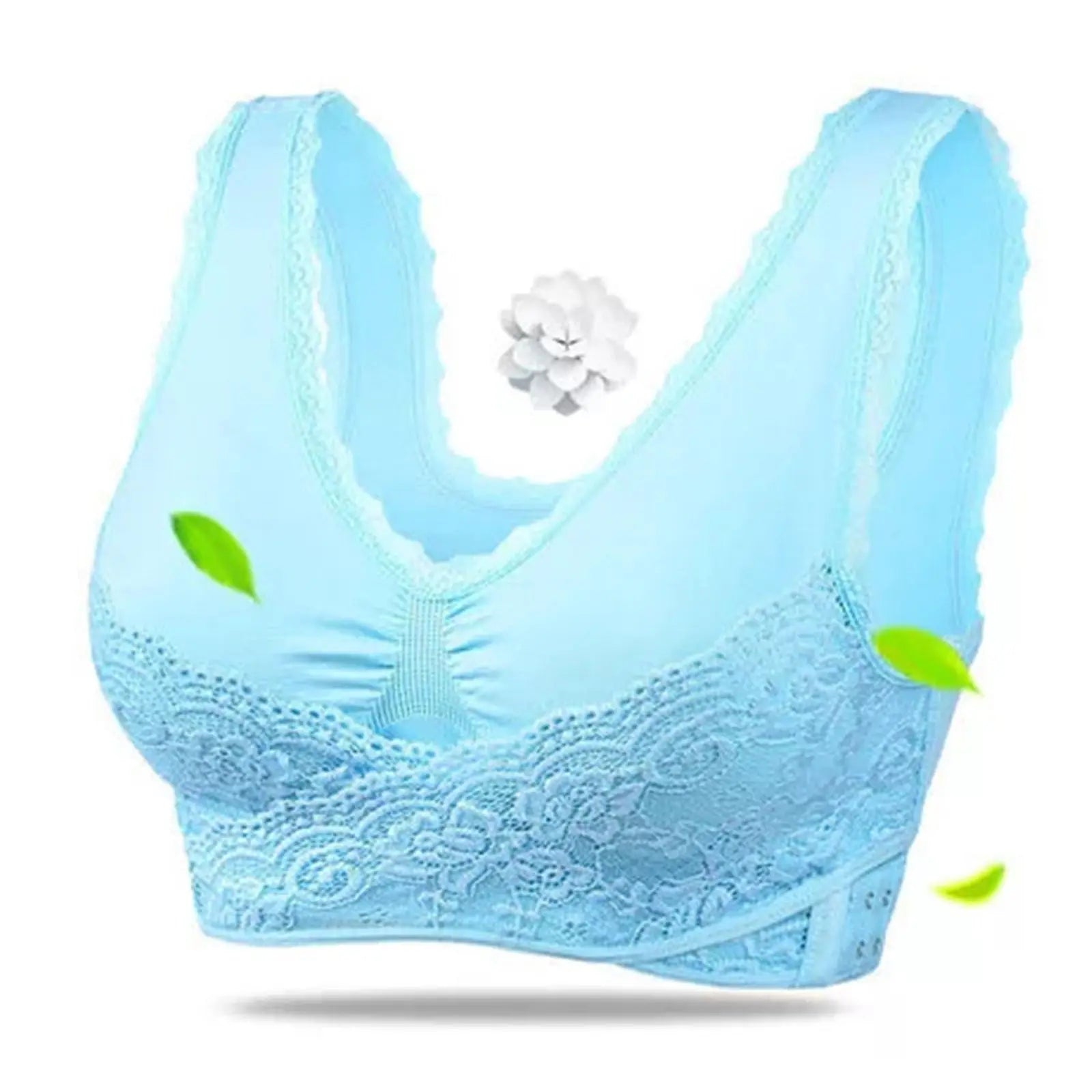 Plus Size Kendally Bra Women Corset Bra Front Cross Side Buckle Lace Bras Slim Shape Support Bra Brassiere Wireless Push up Bras