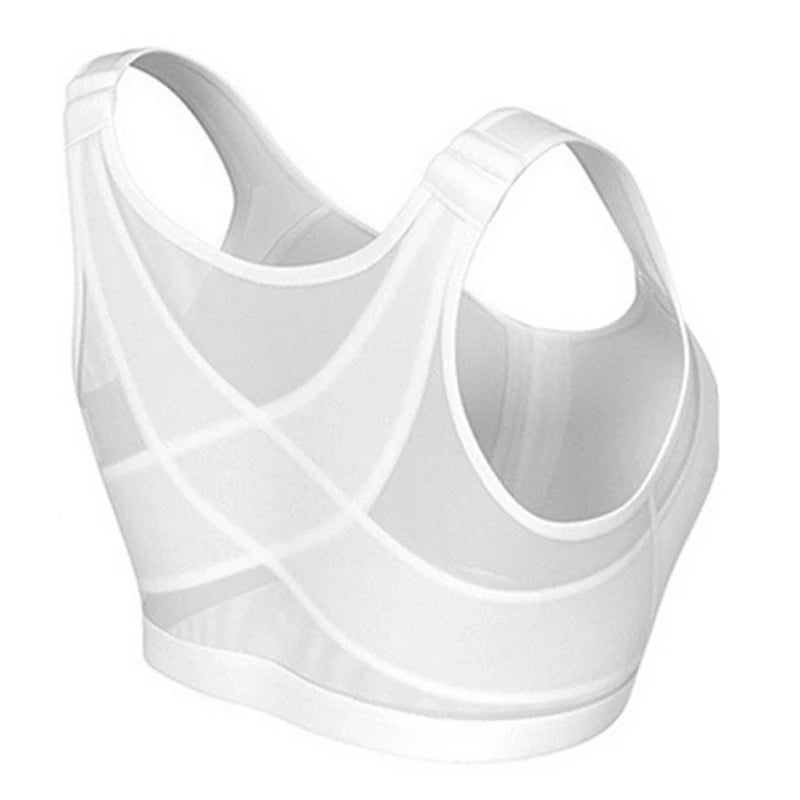Posture Corrector Lift Up Bra Women Shockproof Sports Support Fitness Vest Bras Breathable Underwear Cross Back Corset Bra S-5XL