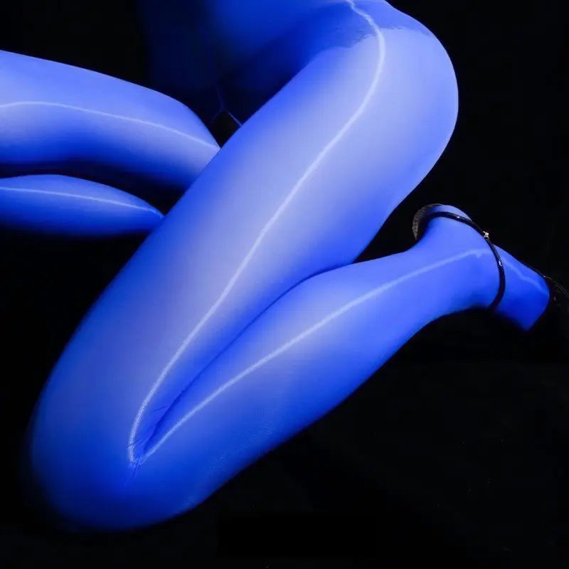 S-XXL Women's Oil Shiny Shaping Pantyhose Slim Transparent Sexy Glitter Tights Ladies Nylon Erotic Stockings