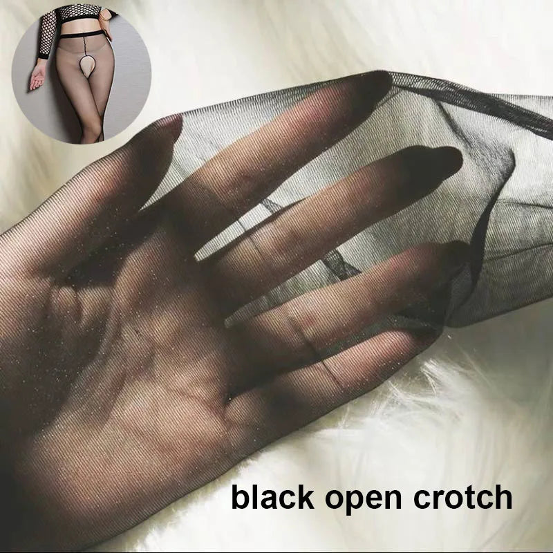 Shiny Silk Pantyhose Transparent Tights Charming Women's Underwear Glitter Bright Hosiery Ladies Slim Thigh High Panty Stockings