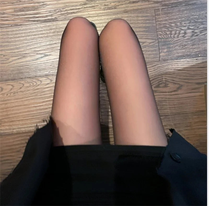 Shiny Silk Pantyhose Transparent Tights Charming Women's Underwear Glitter Bright Hosiery Ladies Slim Thigh High Panty Stockings