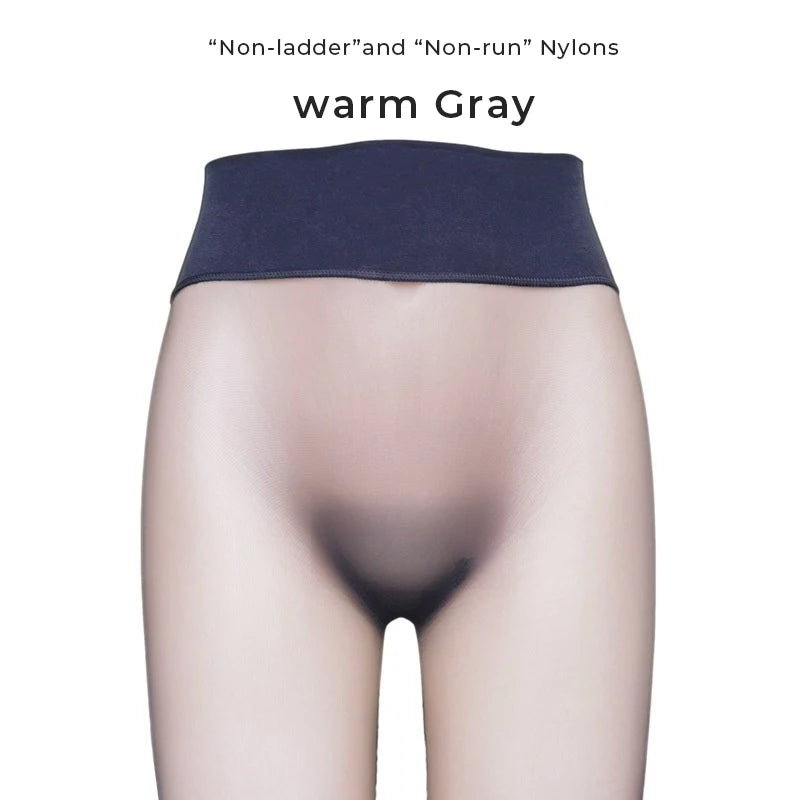 Summer Women's 1 Denier Ultra-thin High Waist Sheer 360° Seamless Pantyhose Ladies Matte Nylons Silk Stocking Control Top Tights