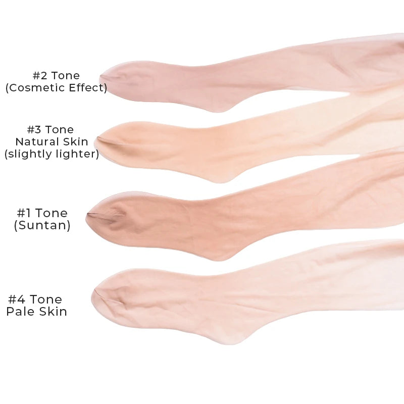 Summer Women's 1 Denier Ultra-thin Mid Rise Waist Sheer 360° Seamless Pantyhose Lady Matte Nylons Silk Stocking Plus Size Tights