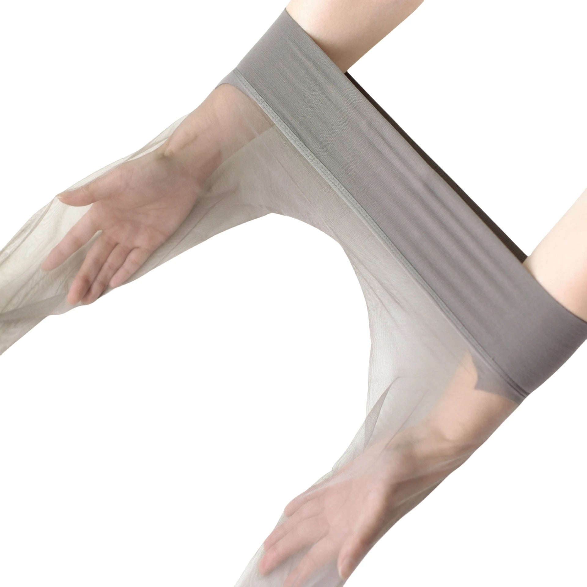 Summer Women's 1 Denier Ultra-thin Mid Rise Waist Sheer 360° Seamless Pantyhose Lady Matte Nylons Silk Stocking Plus Size Tights