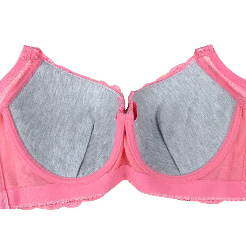 Women Sexy Bralette Big Size Lace Underwear Push Up Bras 80 85 90 95 100 Intimates Female Lace Bra Lingerie BH soutien gorge