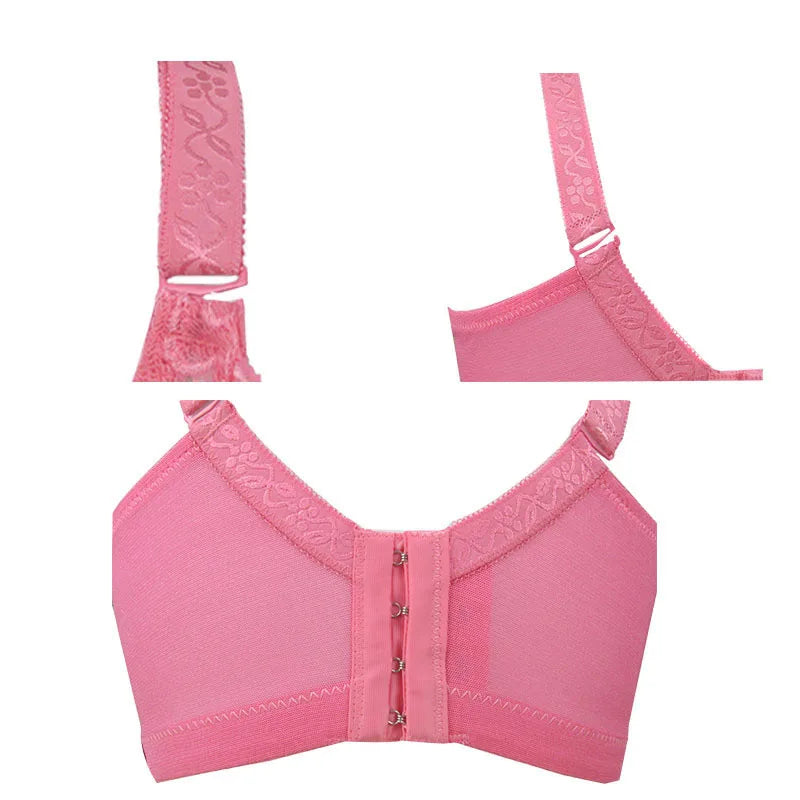 Women Sexy Bralette Big Size Lace Underwear Push Up Bras 80 85 90 95 100 Intimates Female Lace Bra Lingerie BH soutien gorge