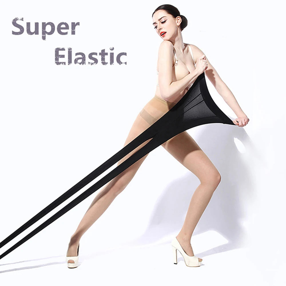 Women Stockings Super Elastic Magic Sexy Seamless Hot Thin Silk Pantyhose Ladies Skinny Legs Nylon Anti-hook Tights Femme Panty