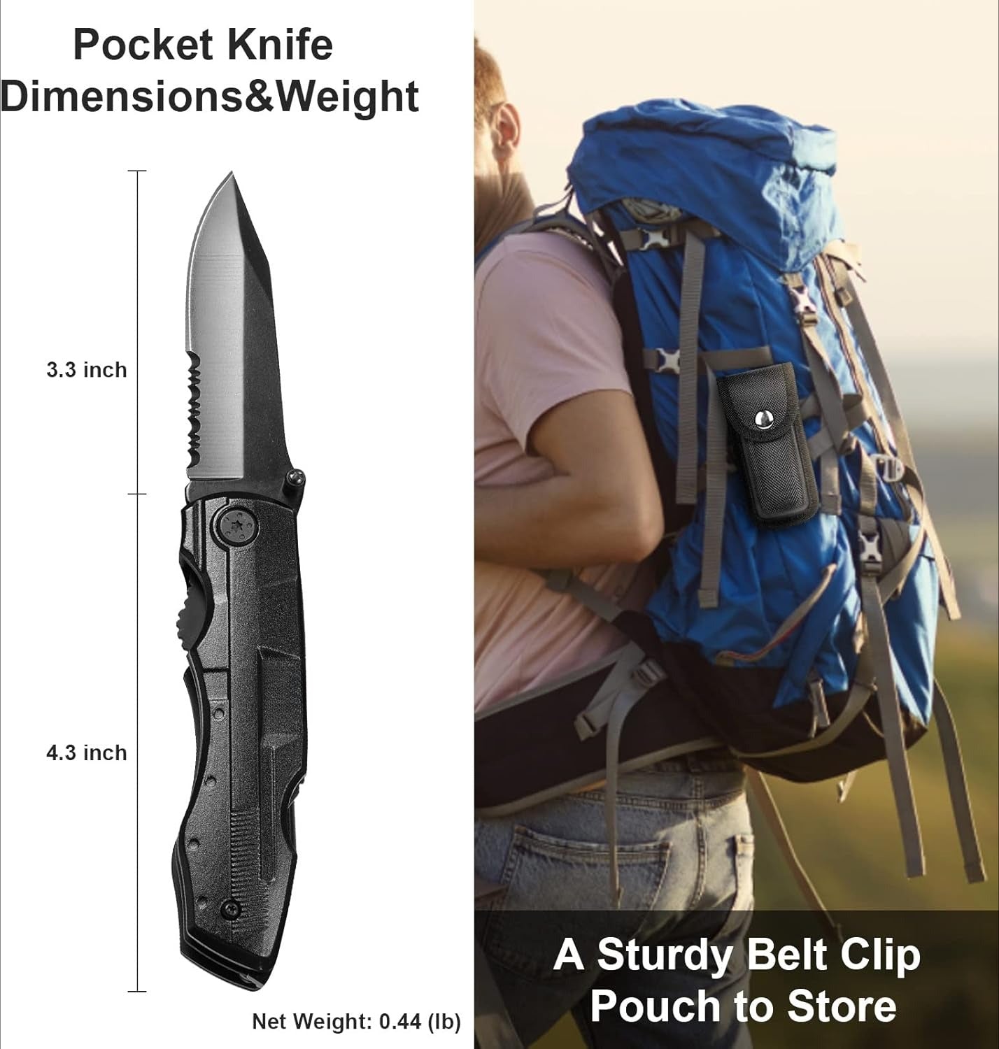 Camping Survival: Stainless Folding Pliers Knife