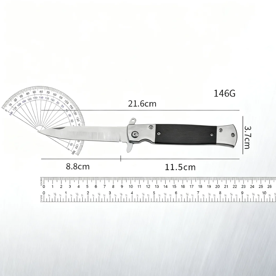 One-Hand Quick-Open Folding Knife: High Hardness Steel